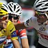 Andy Schleck au d�part de la derni�re �tape du Tour de France 2008